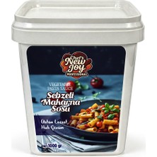 chef's new joy professional Sebzeli Makarna Sosu 1000 gr Vegetable Pasta Sauce - Helal Belgeli, Yerli Üretim