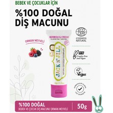 Jack N' Jill 50 gr Organik Doğal Diş Macunu Orman Meyveli Florürsüz ve BPA İçermez