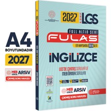 Karakutu Yayınları 2027 8.Sınıf Full LGS Altın Seri (FULAS) İNGİLİZCE MEB Çıkmış Soru Bankası Modüler Seti Çözümlü
