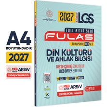 Karakutu Yayınları 2027 8.Sınıf Full LGS Altın Seri FULAS Din Kültürü ve Ahlak Bilgisi Çıkmış Soru Bankası Modüler Set