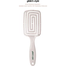 Glide'n Style Eco Paddle Brush - Esnek Saç Açma ve Tarama Fırçası