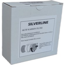 Silverline 1171 Astec Gömme Aspiratör Karbon Filtresi 1171.6.110.02 1çift 2'li 1kutu 14LÜK Kömür Filtre 1171611002