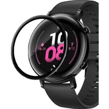 Aslanoğlu Store Newface Huawei Watch GT2E Polymer Nano Ekran Koruyucu - Şeffaf