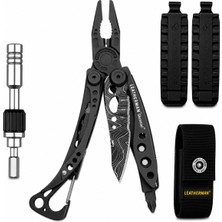 Leatherman Skeletool Black Topo Tam Set