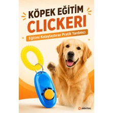 Arvital Köpek Eğitim Clicker Bilek Askılı Sesli Eğitim Aparatı