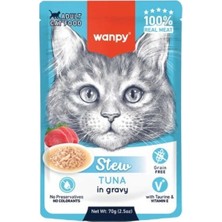 Wanpy Wanpy Ton Balıklı Yaş Kedi Maması 70 gr
