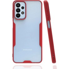 Ankaverse®  Samsung Galaxy A23 4g Kılıf Platin Silikon - Kırmızı
