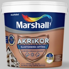 Asitan Akrikor Elastomerik Optima Dış Cephe Boyası, M8 Renk, 2,5l, Su Geçirmez, Çatlak Köprüleyen