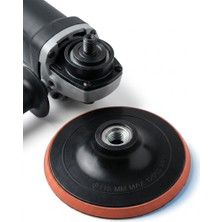 115 mm Vidalı Cırtlı Zımpara Tabanı + 4 Adet P100 Disk Zımpara Kağıdı Seti