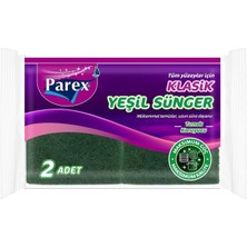 Asitan Parex Tüm Yüzeyler Için Klasik Yeşil Sünger 2 Adet