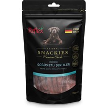 Asitan Reflex Snackies Ördek Göğüs Şeritleri Kurutulmuş Et Köpek Ödülü 90GR