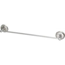 Asitan Iris Krom Kaplama Uzun Havluluk, 40 Cm, Yapışkanlı ve Vidalı Montajlı Banyo Havlu Askısı, 35