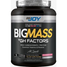 Asitan Bigjoy Bigmass Gh Factor Karbonhidrat Tozu - Çilek Aromalı 1 Paket(1 x 1500 G)