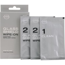 Asitan Nasiol Glasshield Wipe On Araç Nano Yağmur Kaydırıcı ve Su Itici Mendil 1 Yıl Etkili Cam Bak�