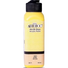 Asitan Artdeco Akrilik Boya, 140ML, Sarı 3601