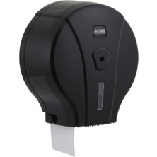 Asitan Mini Jumbo Wc Tuvalet Kağıdı Dispenseri Aparatı Siyah MJ1B