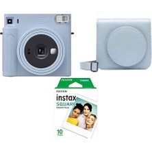 Asitan Fujifilm Sq1 Buz Mavi Fotoğraf Makinesi+Askı+Pil+10'lu Film+Çanta