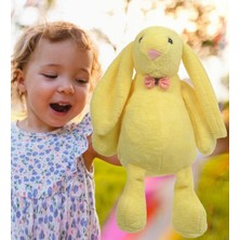 Asitan Uyku Arkadaşım Uzun Kulak Bunny Peluş Tavşan 65 cm Sarı