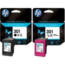 Hp Orjinal Set CH561EE/CH562 301 Siyah ve Renkli Kartuş
