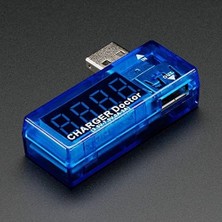 Asitan Şarj Cihazı USB Doctor Test Cihazı Hareket Dedektörü Akım Gerilimi Ampermetre Voltmetre