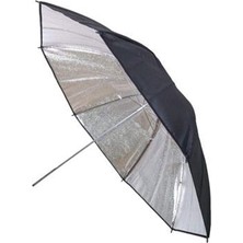 Asitan Ayex Stüdyo Reflektör Şemsiyesi 101 cm 40 Inç Gümüş Siyah