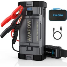 Asitan Avapow A28 3000A 23800MAH Jump Starter Taşınabilir Akü Takviye Kiti
