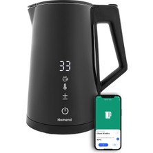 Asitan Homend Smart Heatrow 1616H Dokunmatik, Çift Duvarlı, Paslanmaz Çelik, Sessiz Cool Touch, Xl Su Is