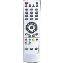 Asitan Uydu Alıcılı LED Televizyon Kumandası Kırmızı Logolu Model