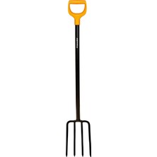 Asitan Fiskars Sert, Taşlı Zeminler Için Kürek Çatalı, 4 Dişli, Uzunluk 122 Cm, Yüksek Kaliteli Çe