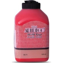 Asitan Akrilik Boya, 500ML, Kırmızı 3016