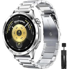 Asitan ile Uyumlu Saatler Için Paslanmaz Çelik 46MM Baklalı Kordon Gt6 Pro Gt6 Gt5 Pro Gt5 Gt4 4 Pro Gt3