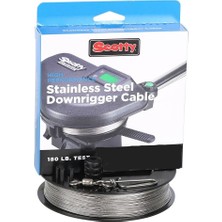 Asitan Scotty – High Performance Premium-Paslanmaz Çelik Downrigger-Kabel 300-FOOT Makara