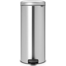 Asitan Newıcon Matt Steel Pedallı Çöp Kutusu, 3l