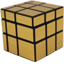 Asitan Meishine® 3 x 3 x 3 Magic Cube Altın Mirror Cube Speed Küp