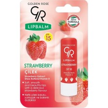 Asitan Lip Balm No: 04 Strawberry Spf 15 - Çilek Aromalı Dudak Nemlendiricisi