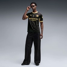 Puma Erkek Siyah Puma Mcfc Away Jersey Replica Siyah Erkek Forma