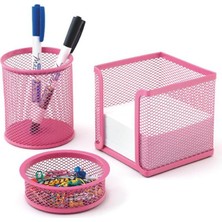 Asitan Perfore 3 Lü Masa Üstü Set, Silver