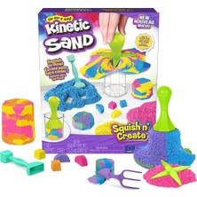Asitan Squish N' Create Set - 382 G Isveç'ten Orijinal Sihirli Kinetik Kum, Üç Renkte ve Yaratıcı Iç