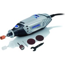 Asitan Bosch, Dremel 3000 Çok Amaçlı El Motoru, 130 W, F0133000JW, 5 Aksesuarlı, Siyah-Gri