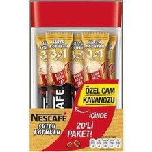 Asitan Nestlé Nescafe 3ü1 Arada Sütlü Köpüklü 20LI Cam Kavanoz