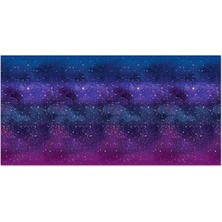 Asitan Galaxy Wall Backdrop, 4' x 30' - Partiler Için Zemin, Gece Gökyüzü Fotoğraf Zemini, Duvar Kapla