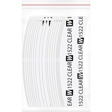Asitan Walker Tape 1522 Clear™ Protez Saç Bandı (''c'' (2,0cm x 7,5cm))