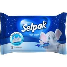 Asitan Selpak Klasik Islak Cep Mendili 3'lü
