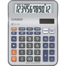 Asitan Casio MC-12M Mini Desk Type 12 Digits Calculator