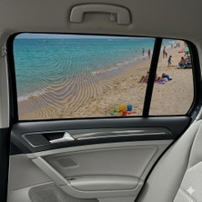 Asitan Markaflex 2 Adet Araba Yan Cam Güneşlik Perde Araç Arka Yan Cam Perdesi Anne Bebek Emzirme Örtü