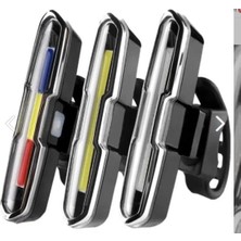 Asitan Bike Sky Bisiklet Kuyruk Işık Süper Parlak Bisiklet Işığı Bisiklet Aksesuarları USB Şarj E
