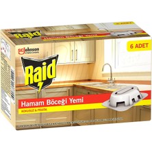 Asitan Raid 6 Adet Kokusuz & Pratik Hamam Böceği Yemi (1 x 6 Adet)