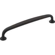Asitan Dolap Çekme | Mat Siyah | 6-5/16 Inç (160 Mm) Merkezden Merkeze | Ünlü | 1 Paket | Çekmece Çek