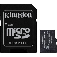 Asitan Kingston Endüstriyel Microsd - 8 GB Microsdhc Endüstriyel C10 A1 Pslc Kartı + Sd Adaptör - Sdcıt