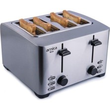 Asitan Arnica GH27000 Kıtır Ekmek Kızartma, 1500 W, Inoks
